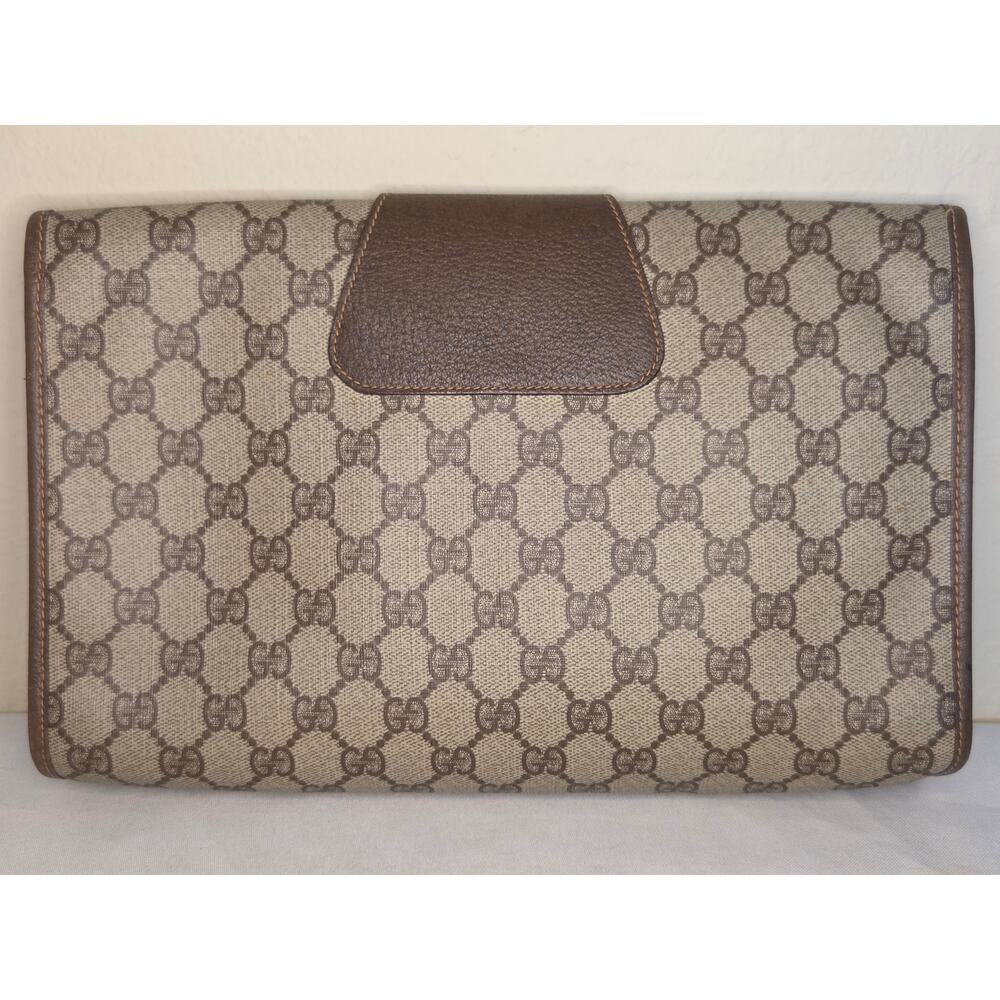 SOLD Gucci GG Supreme Clutch Bag Envelope Pouch Ophidia Vintage Monogram - Picture 4 of 16